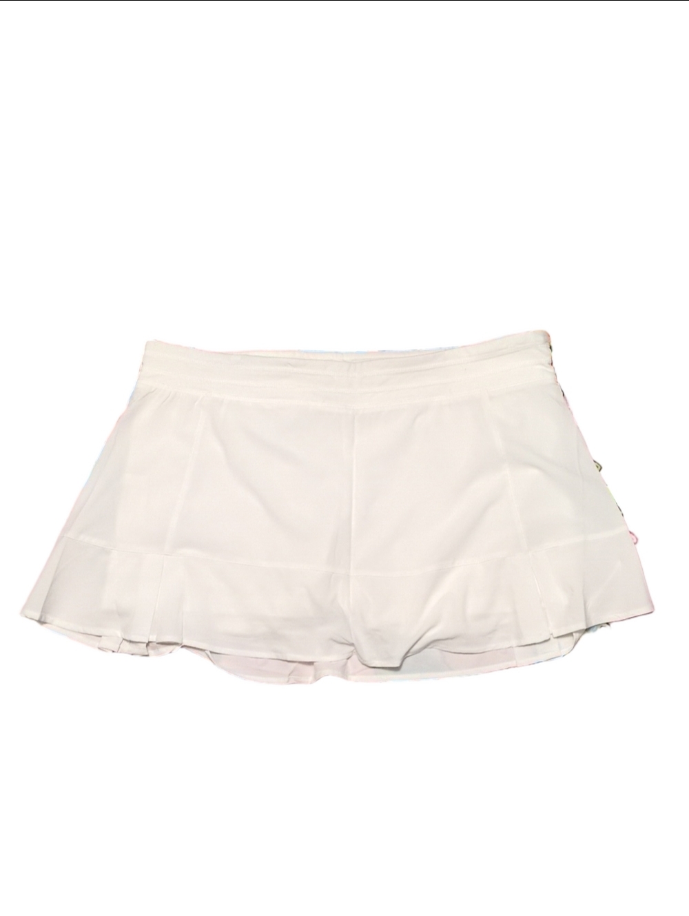 Tasc White Rhythm II Skirt With Shorts Size XL